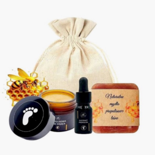 Mleczko Pszczele,Pyłek Kwiatowy i Propolis  w  Miodzie